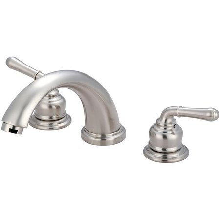 ACCENT Accent P-1131T-BN Accent Two Handle Roman Tub Trim Set - Brushed Nickel P-1131T-BN